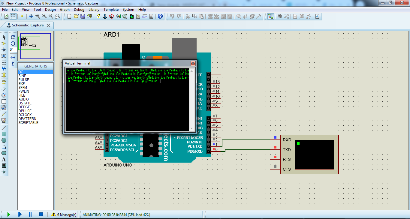 Arduino ve Proteus Kullanımı III: Serial Monitör Kullanımı