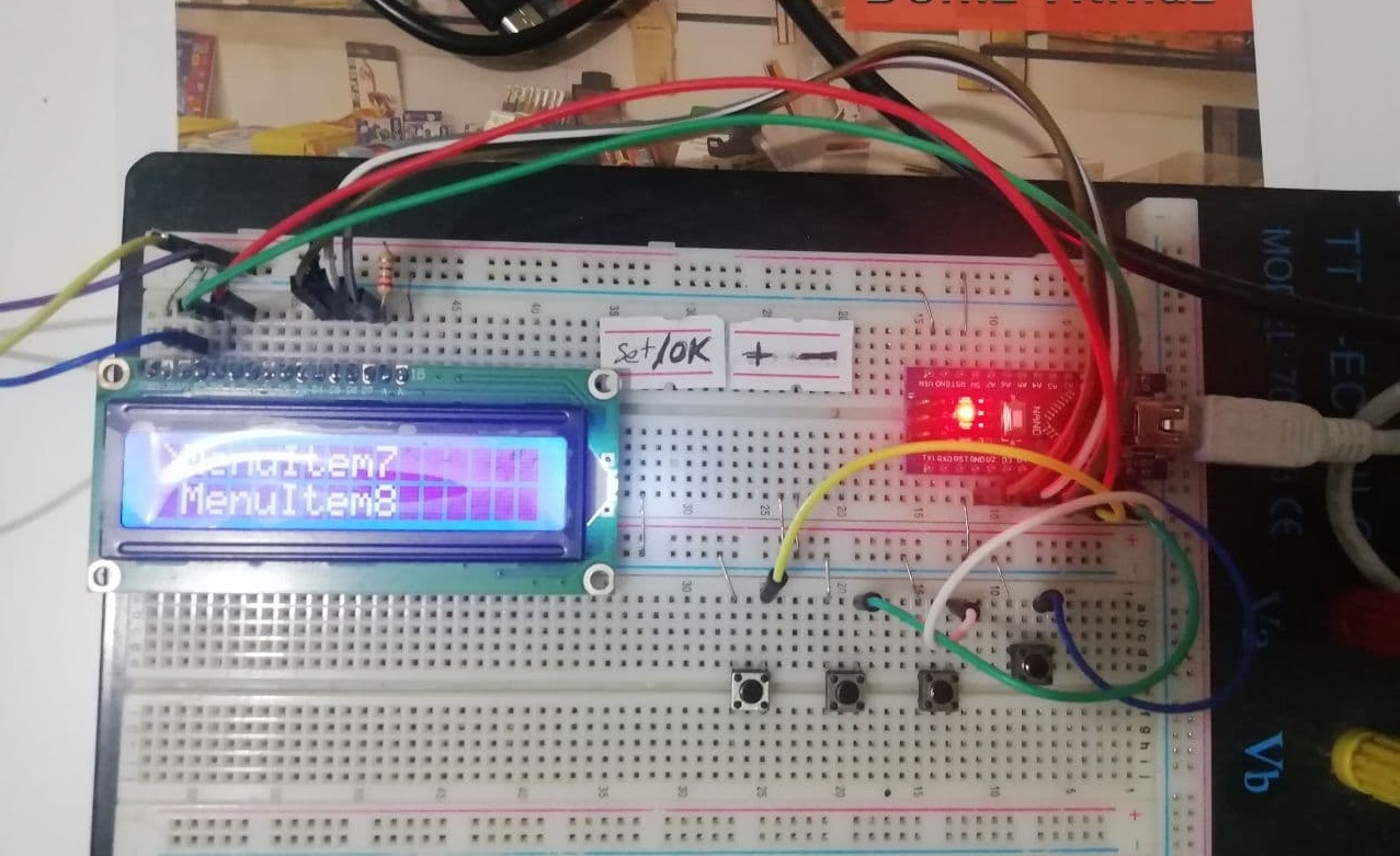 Arduino İle 16×2 LCD Ekranda Menü Çalışmaları